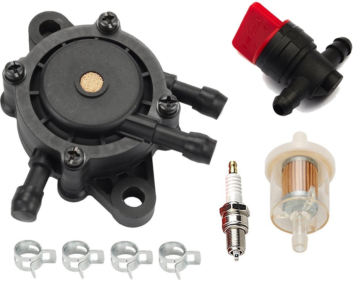 Solidchoice - Brandstofpomp, Brandstoffilter en Bougie voor Diverse Generators