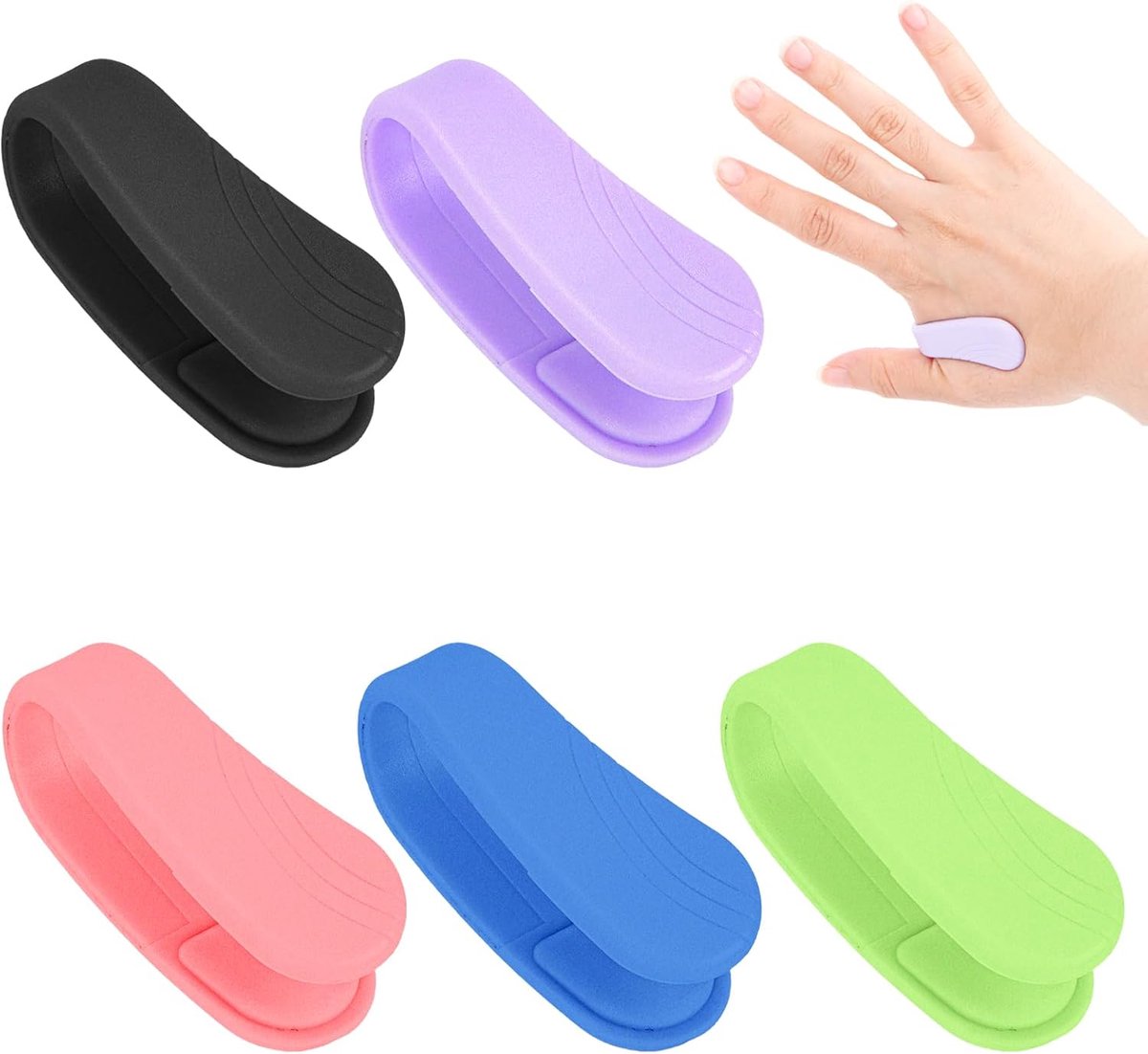 Acupressure Clips 5pcs - Silicone Stress Relief - Kleurige Massage Tool - Verminder Paniek - ShopVlot