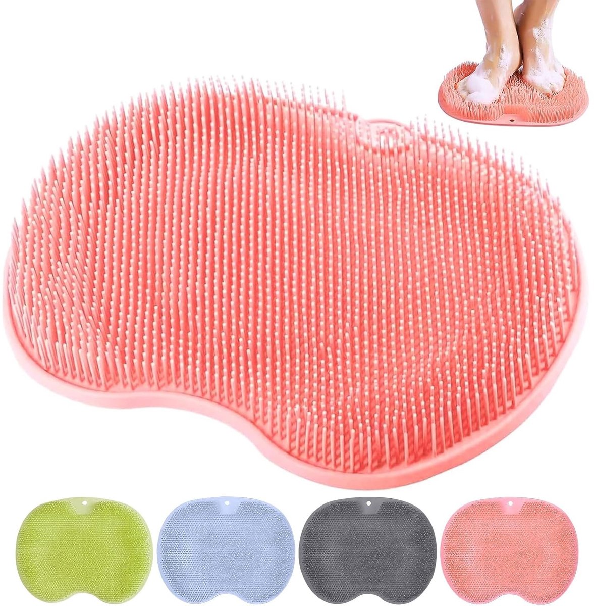 Solidchoice - Antislip Silikon Voetmassager voor Douche