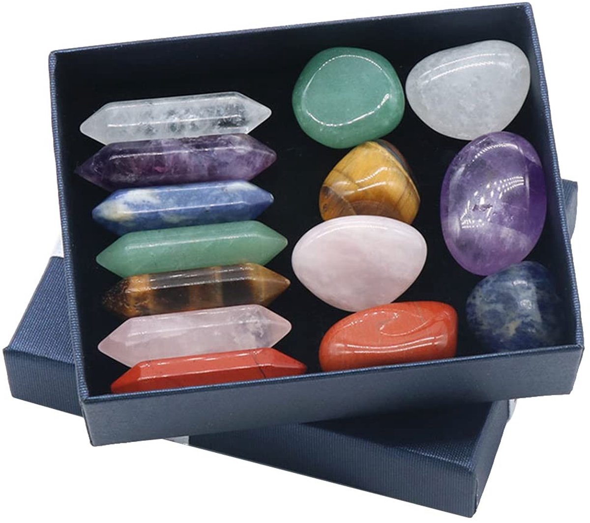 Solidchoice - Premium Healing Crystals Set in Cadeaubox voor Chakra Balans