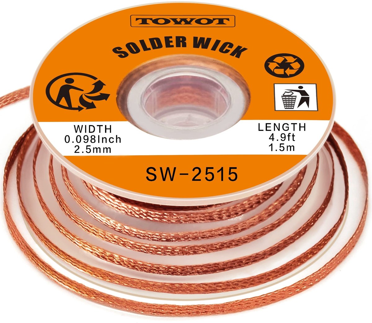 Solidchoice - Desoldering Litze voor het Verwijderen van Lood en Elektronische Componenten