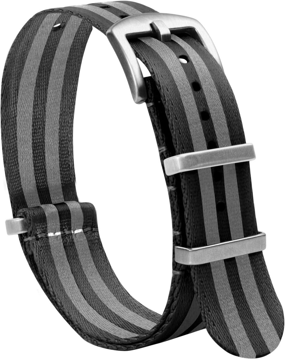 Nato horlogeband 18mm 20mm 22mm 24mm - Nylon met sluiting - Zacht en comfortabel - Ideaal voor dagelijks gebruik - ShopVlot