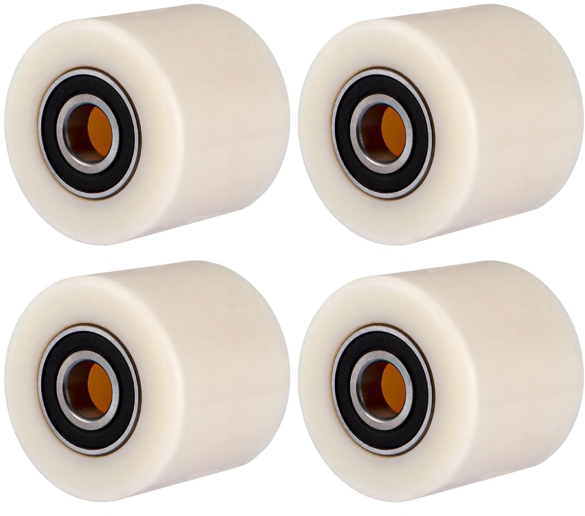 Solidchoice - 4 Stuks Polyamide Nylon Wielen voor Handtrolleys