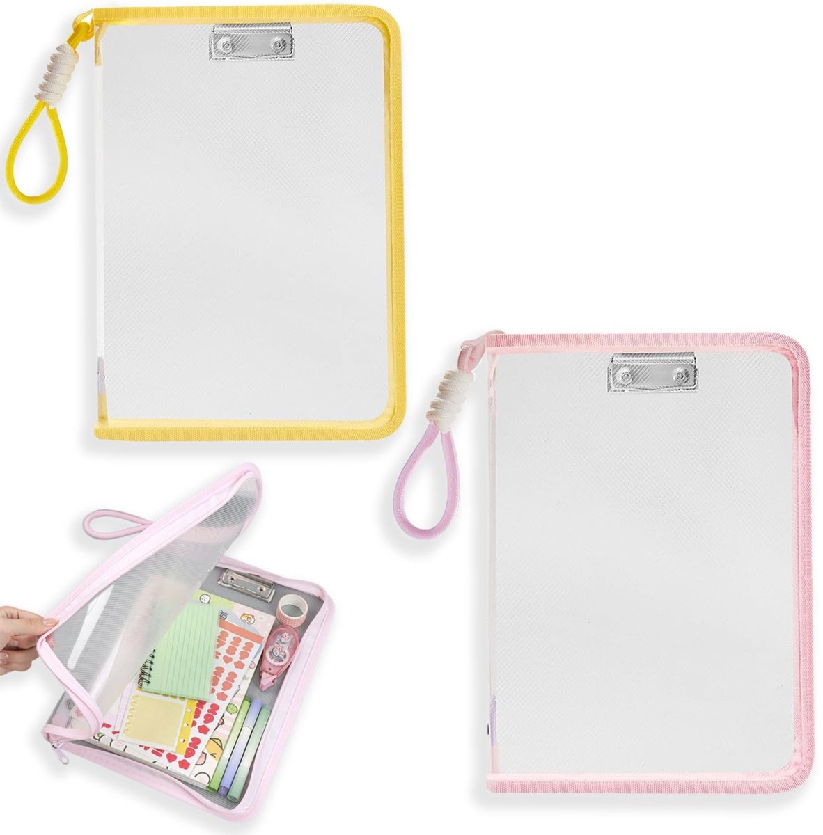 Solidchoice - Set van 2 A4 Documentfolders met Rits