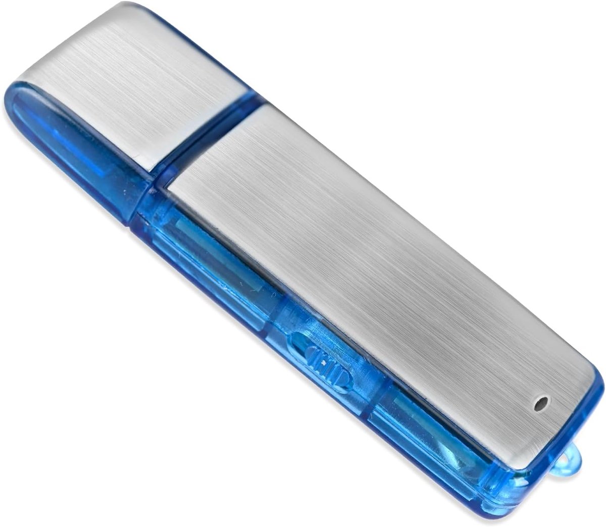 Mini voice recorder 16 GB - blauw - spraakactivering - 18 uur opname - ShopVlot