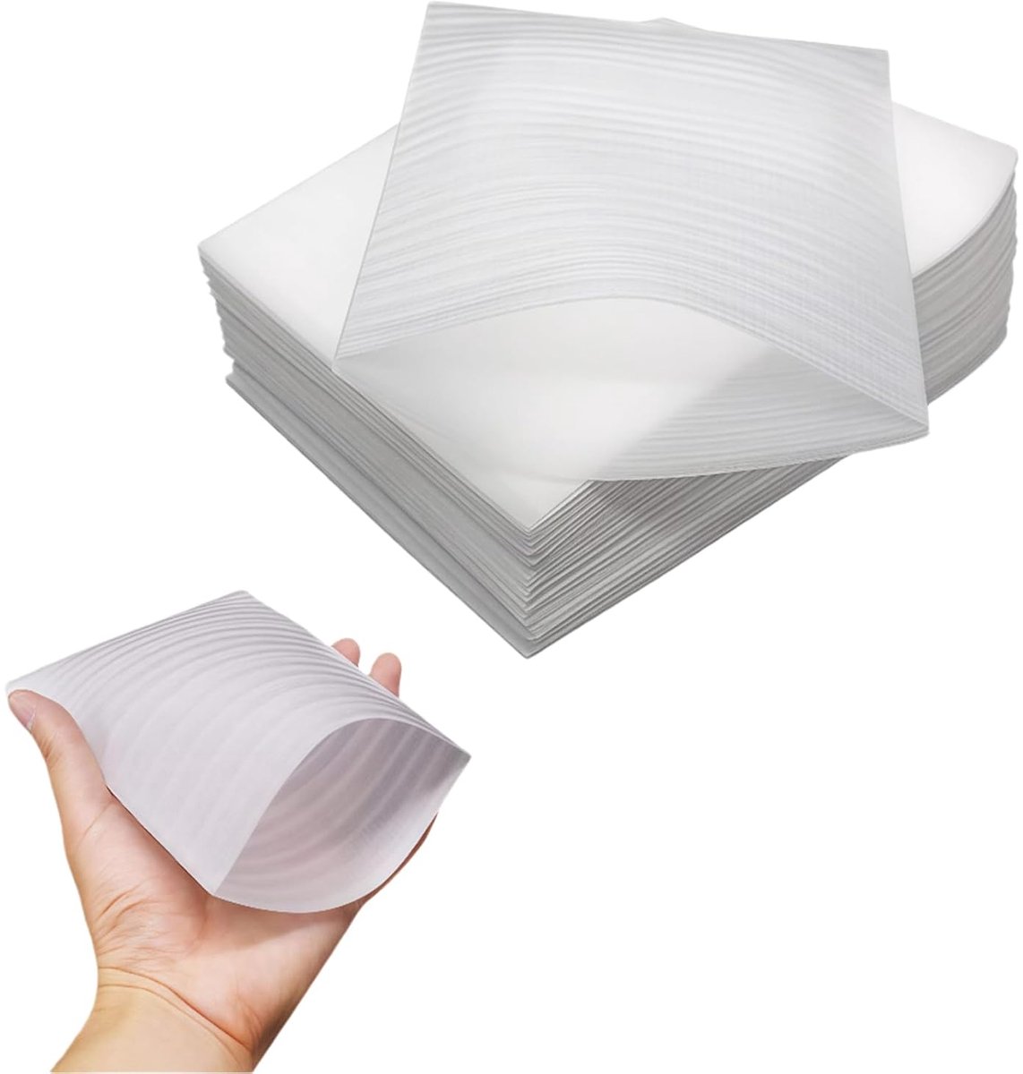 Schuimzakken 100pcs - Wit - Verpakking voor kwetsbare items - Ideaal voor transport - ShopVlot