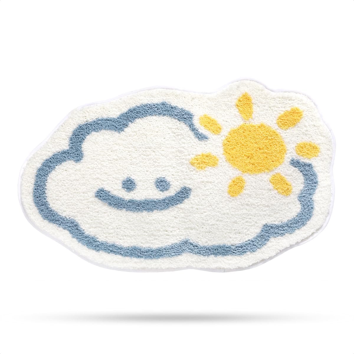 Molesun Cute Bath Mat Bathroom Rug, Plush Microfiber Shower Rug Non Slip Water Absorbent Bath Rug, Funny Animal Floor - ShopVlot