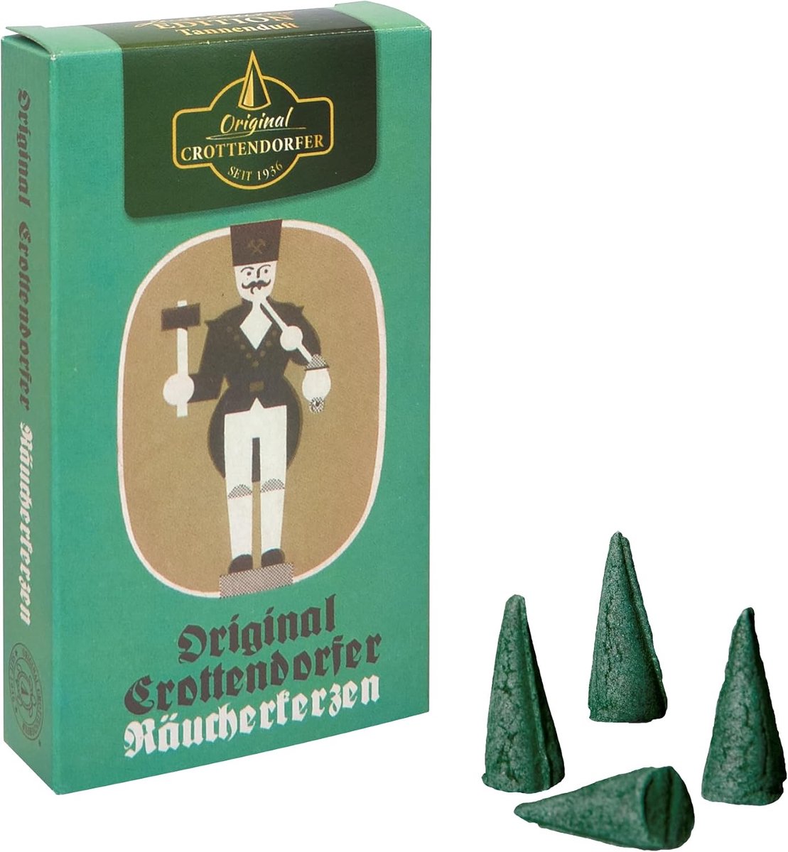 Crottendorfer Incense Cones Original Anniversary Edition Pine Fragrance Nostalgic Pine Fragrance Size M - ShopVlot