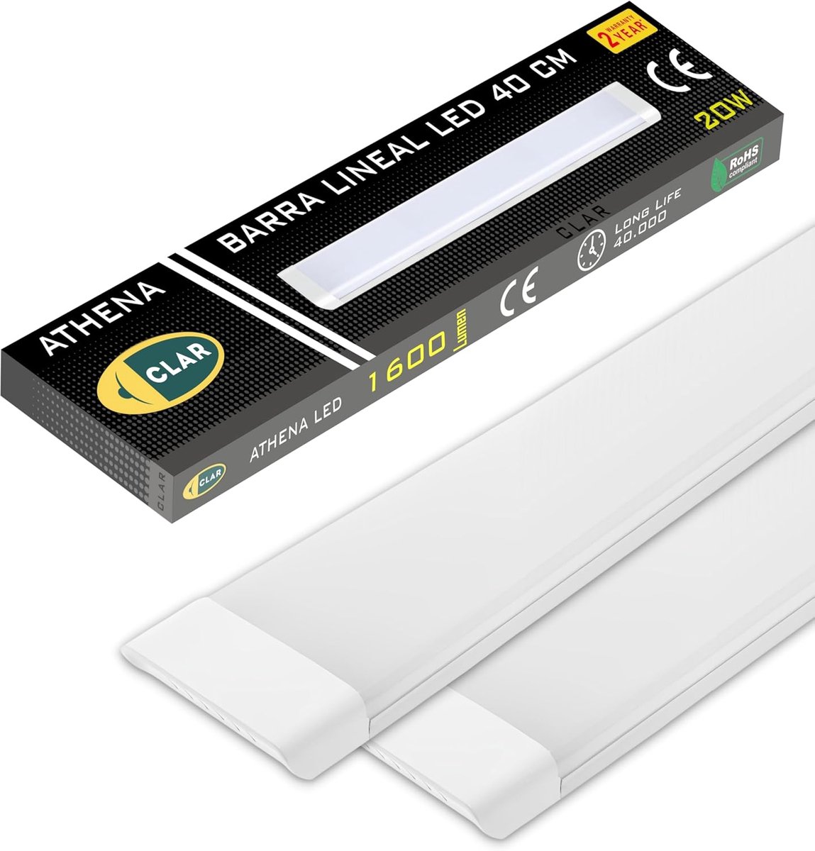 CLAR - LED Screen 40cm, LED Strip, Kitchen Ceiling Light, LED Kitchen Bar, LED Luminaire, LED Screens, LED Ceiling - ShopVlot