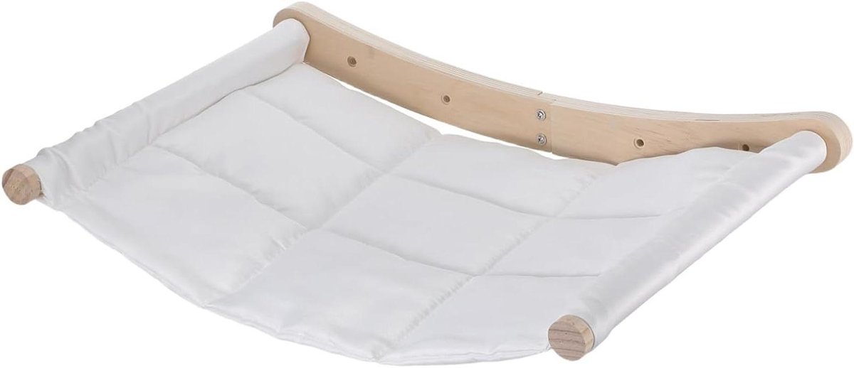 Kattenhangmat Muur - Kattenbed Wandmontage - Katten Actief Houden - Zonder Boren Installeren - 52x37x4.5cm - Wit