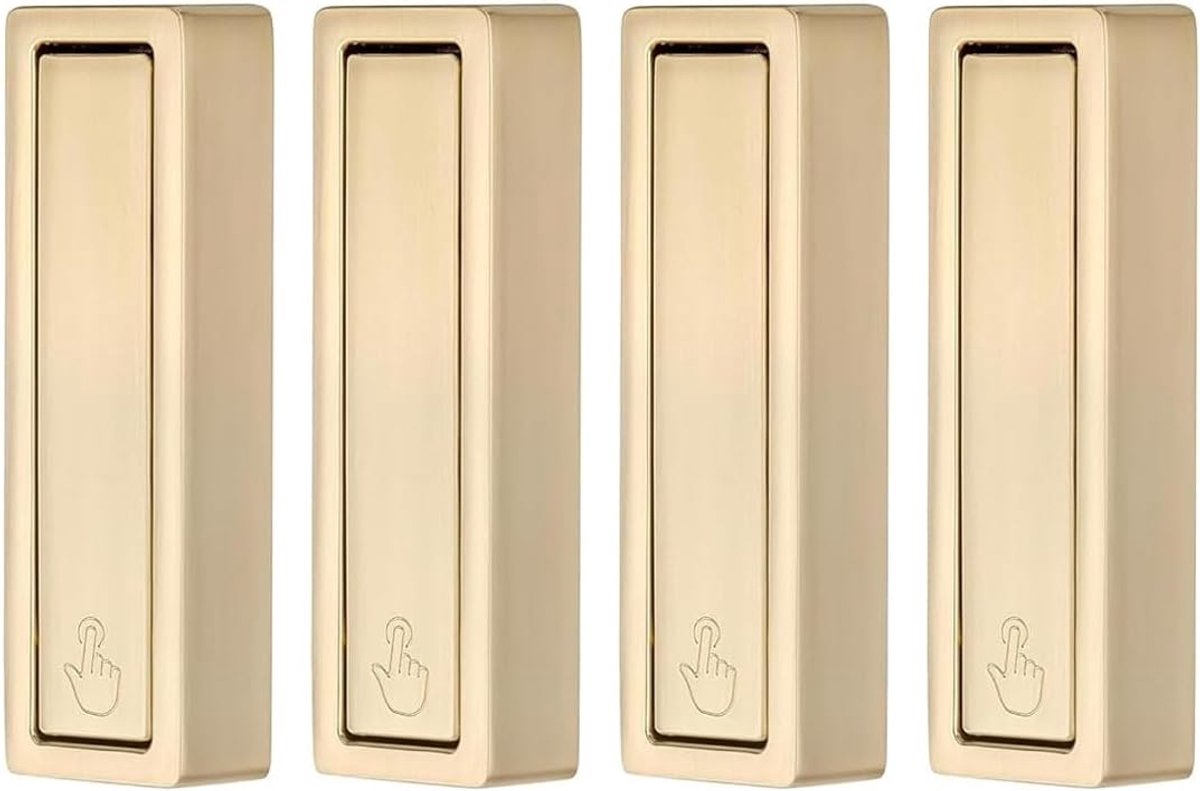 Opvouwbare haken 90° - zinklegering - goud - multifunctioneel voor kleding en handdoeken - ShopVlot