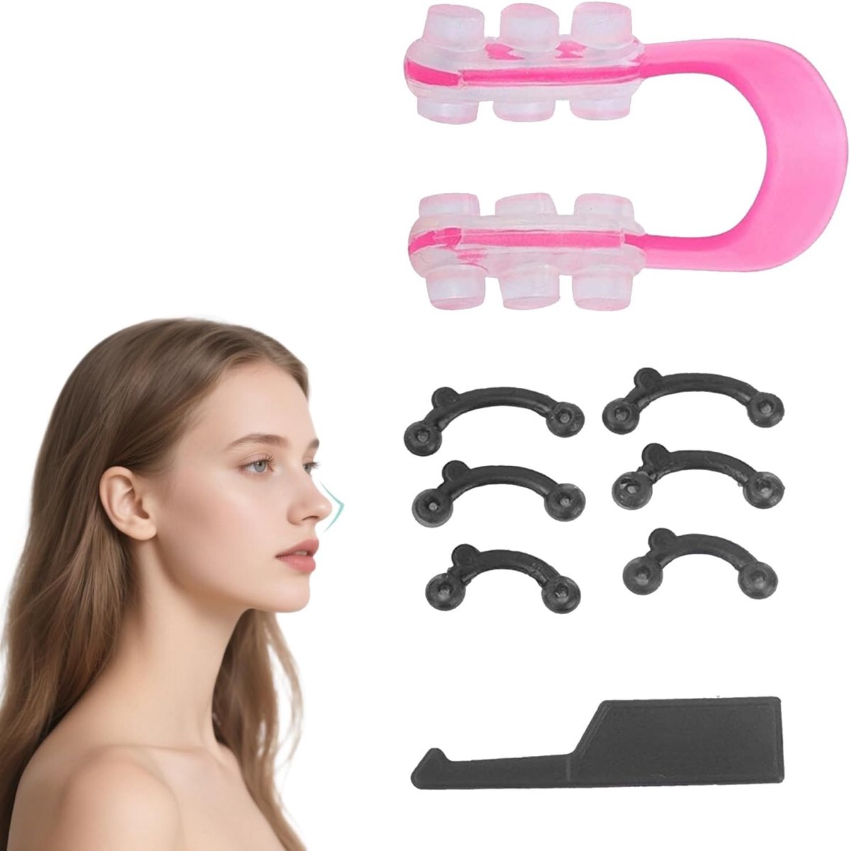 Neusvormclip - Silicone neusbrugclip - Pijnloze lift - Neus massager - ShopVlot
