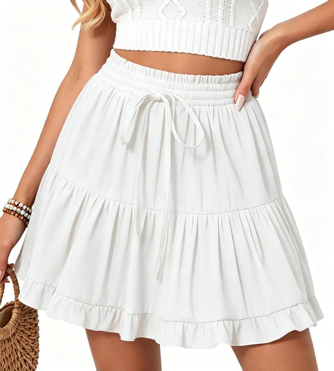 Minirok dames - sexy korte plooirok - elastisch - perfect voor feestelijke gelegenheden - ShopVlot