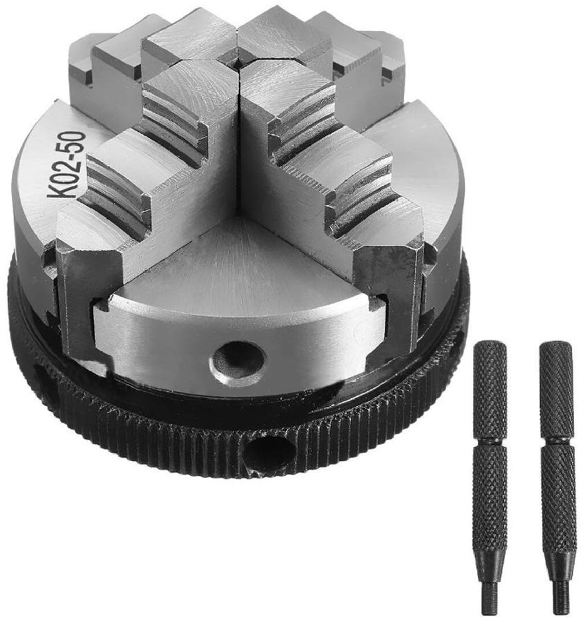Mini 4 klauw zelfcentrerende 50mm - M14 draad snijmachine - hoge precisie - gemakkelijk mee te nemen - ShopVlot