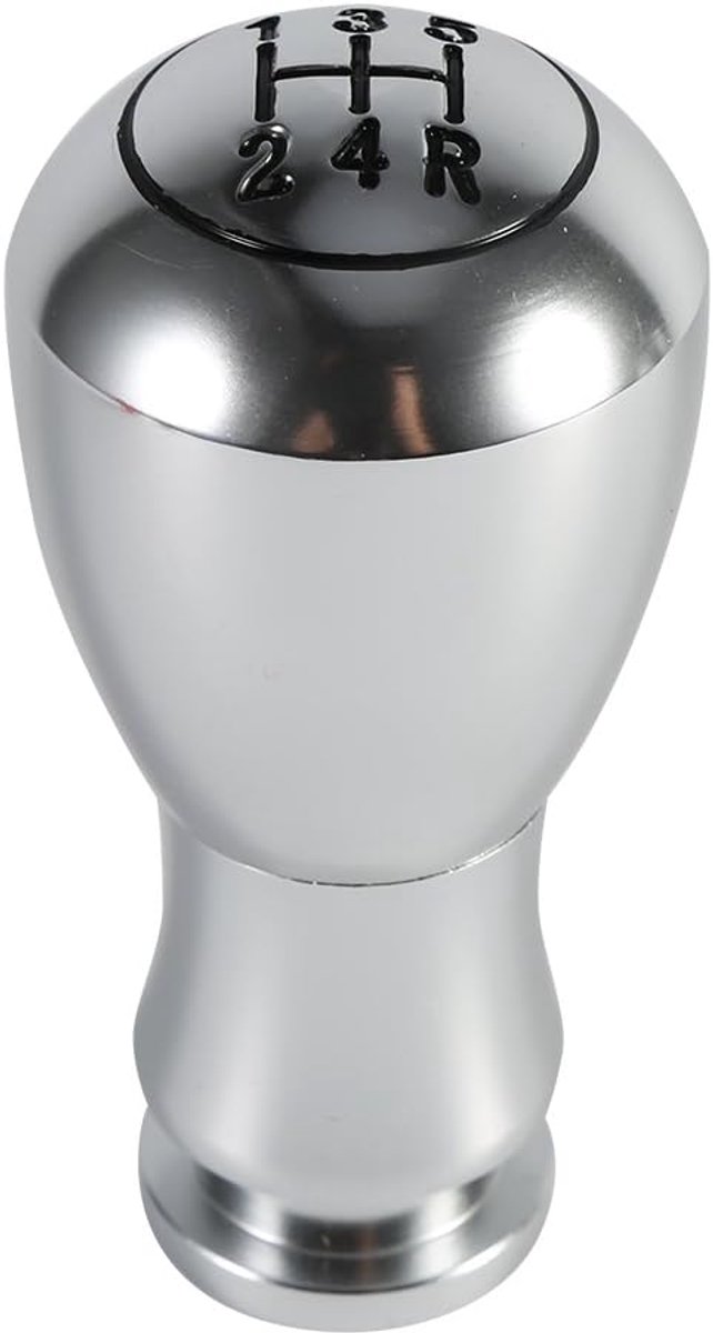 Versnellingspook 5 versnellingen - universele aluminiumlegering - zilver - verbeterde rijervaring - ShopVlot