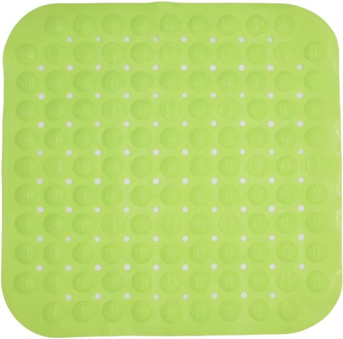 Antislip Douchemat - Vierkant, 48 x 48 cm, Bonengroen