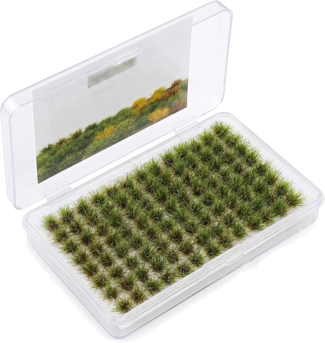 miniatuurgrasbomen 104 stuks - modelbouwmaterialen - kunstmatige vegetatie - perfect voor diorama's - ShopVlot