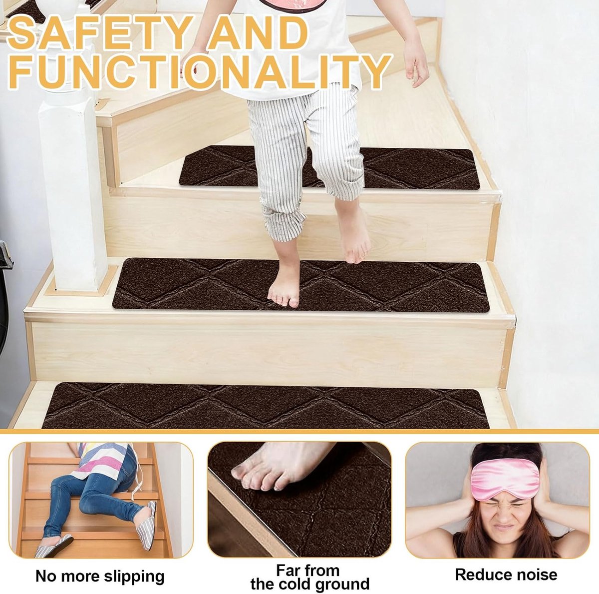 Trapmatten 15 Stuks - Zelfklevend - Antislip - Bescherming voor huisdieren en kinderen - ShopVlot
