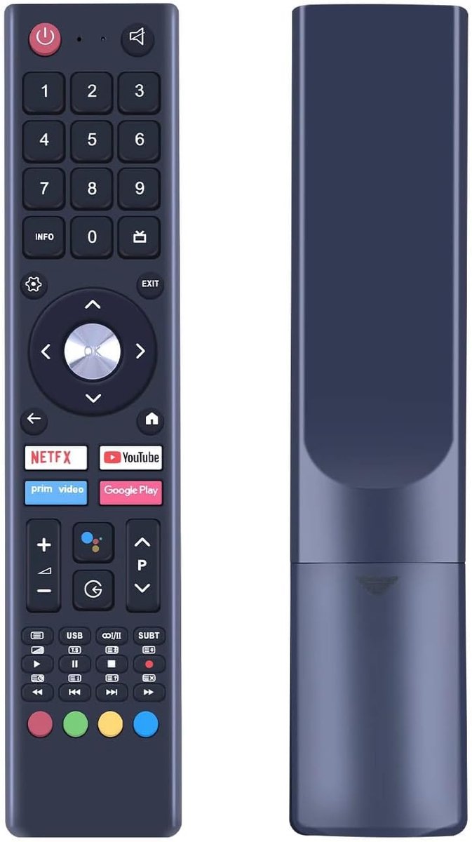 afstandsbedieningsset voor TV - vervangend model - compatibel met diverse types - eenvoudig in gebruik - ShopVlot