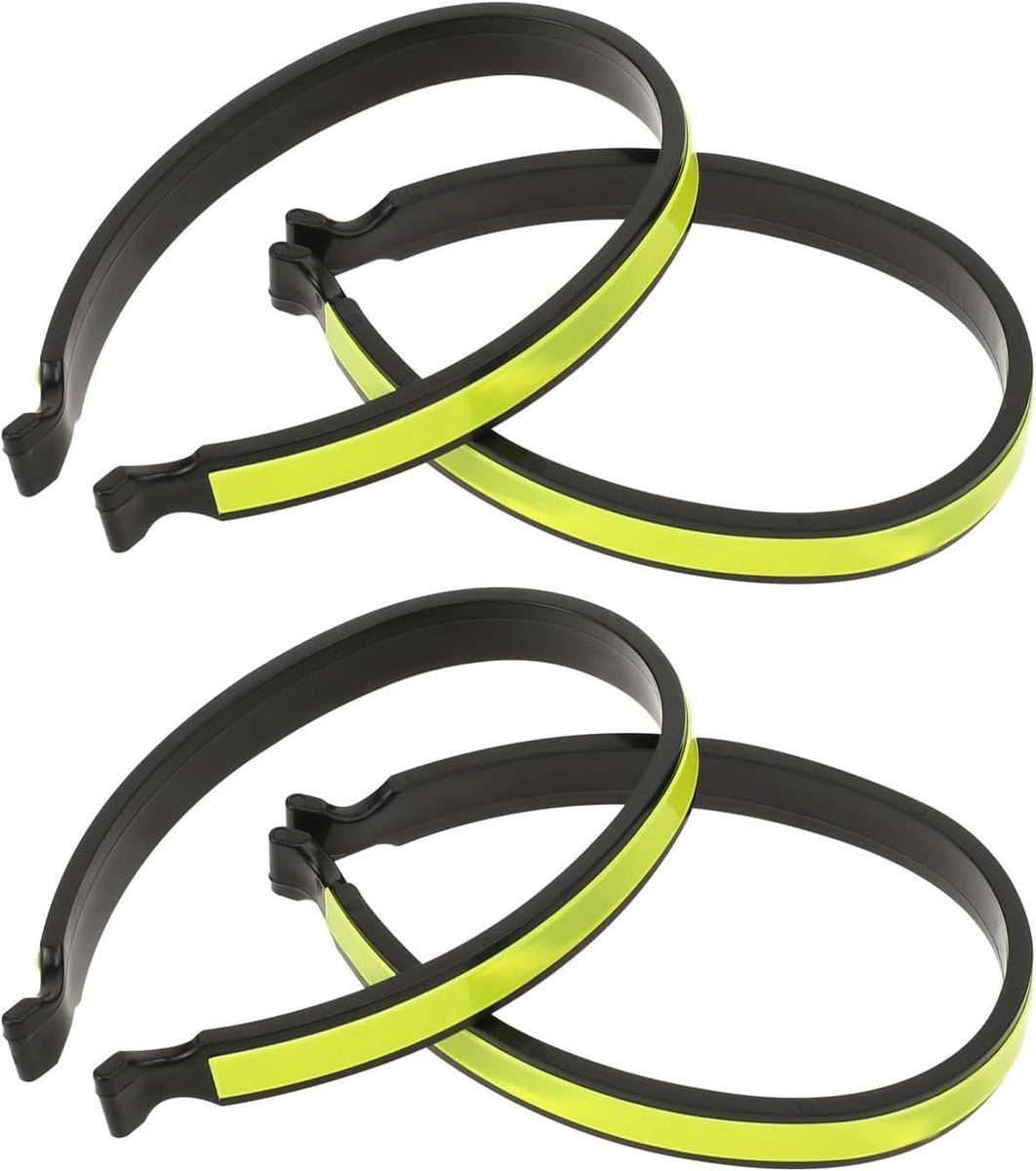 Reflecterende Fietspantalons Klemmen - Elastische Broekclips en Reflectoren voor Fietsers, Ankle Straps voor Mannen en Vrouwen