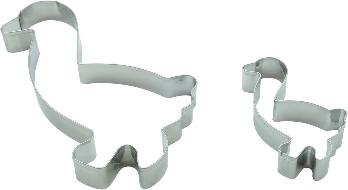 BekkiB - Set of 2 cookie cutters "Gans" - large and small Martingans approx. 18 cm and approx. 9 cm long - ShopVlot