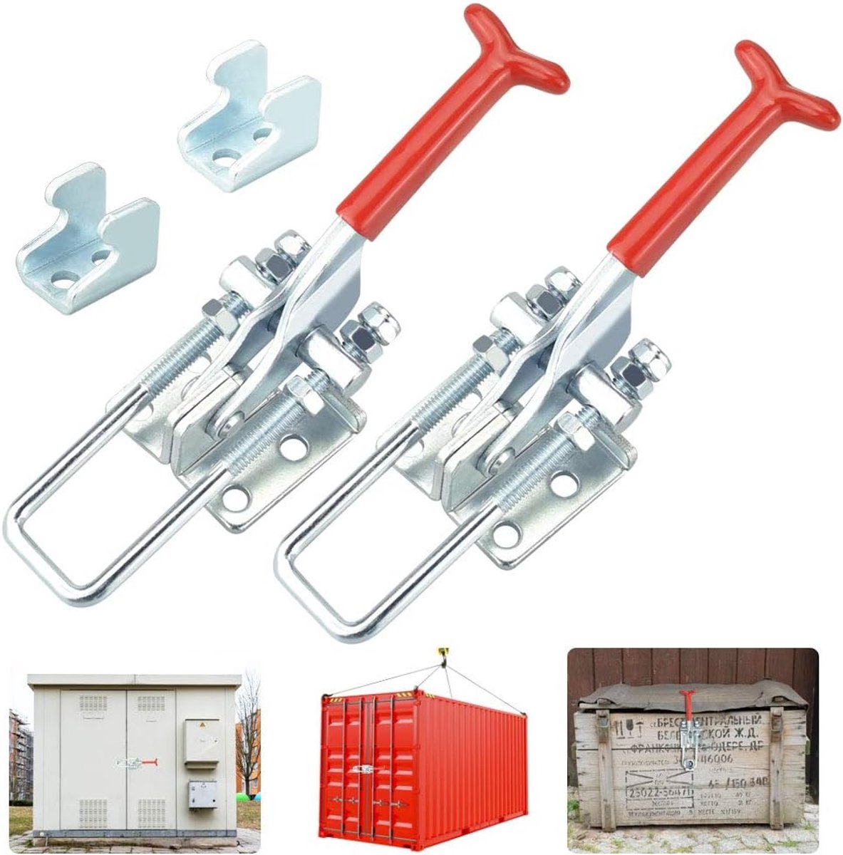 Toggleklemmen met haak - metalen bevestiging - snelle actie - ideaal voor houtbewerking - ShopVlot