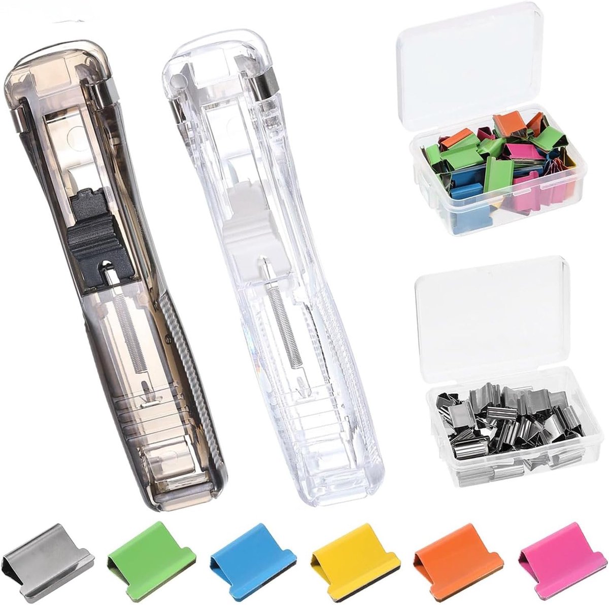 Klemclips 100 stuks - RVS metalen klemmen - Herbruikbaar - Ideaal voor documenten - ShopVlot