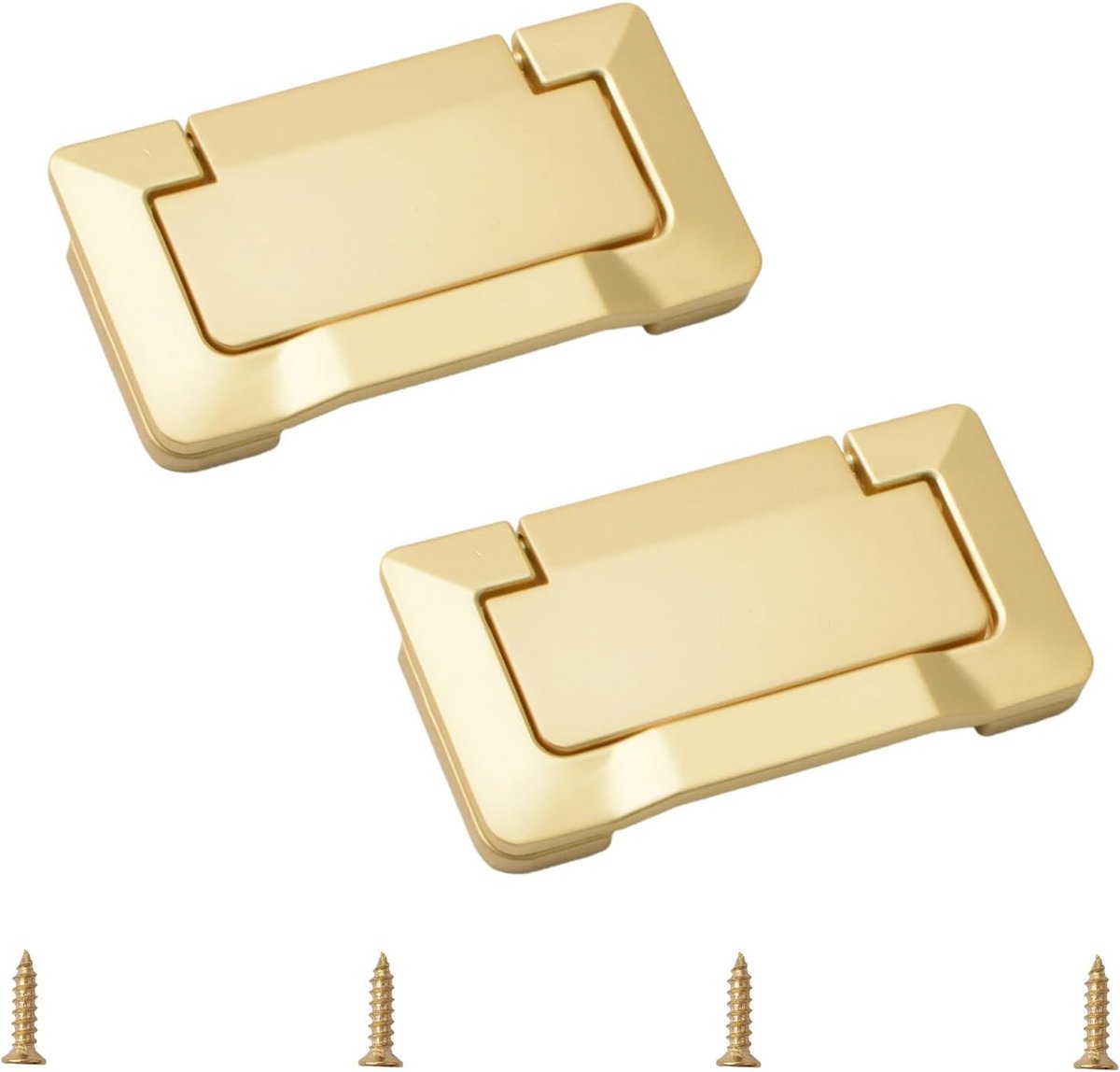 Pocketdeurgrepen 2Pcs - Brushed Copper - Zinklegering - Duurzaam en elegant - ShopVlot