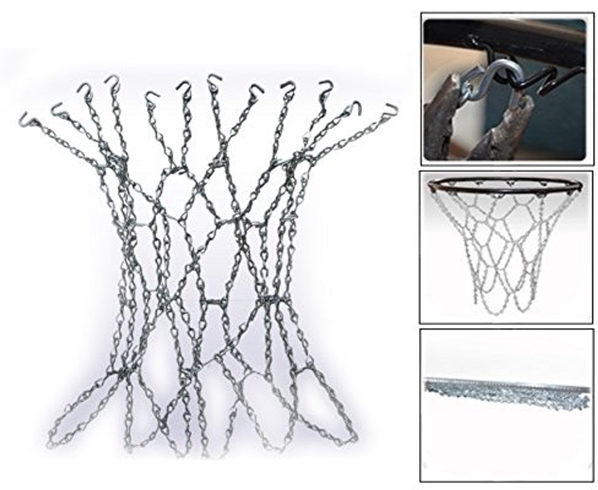 Solidchoice - Duurzaam Metalen Basketbalnet voor Buiten gebruik