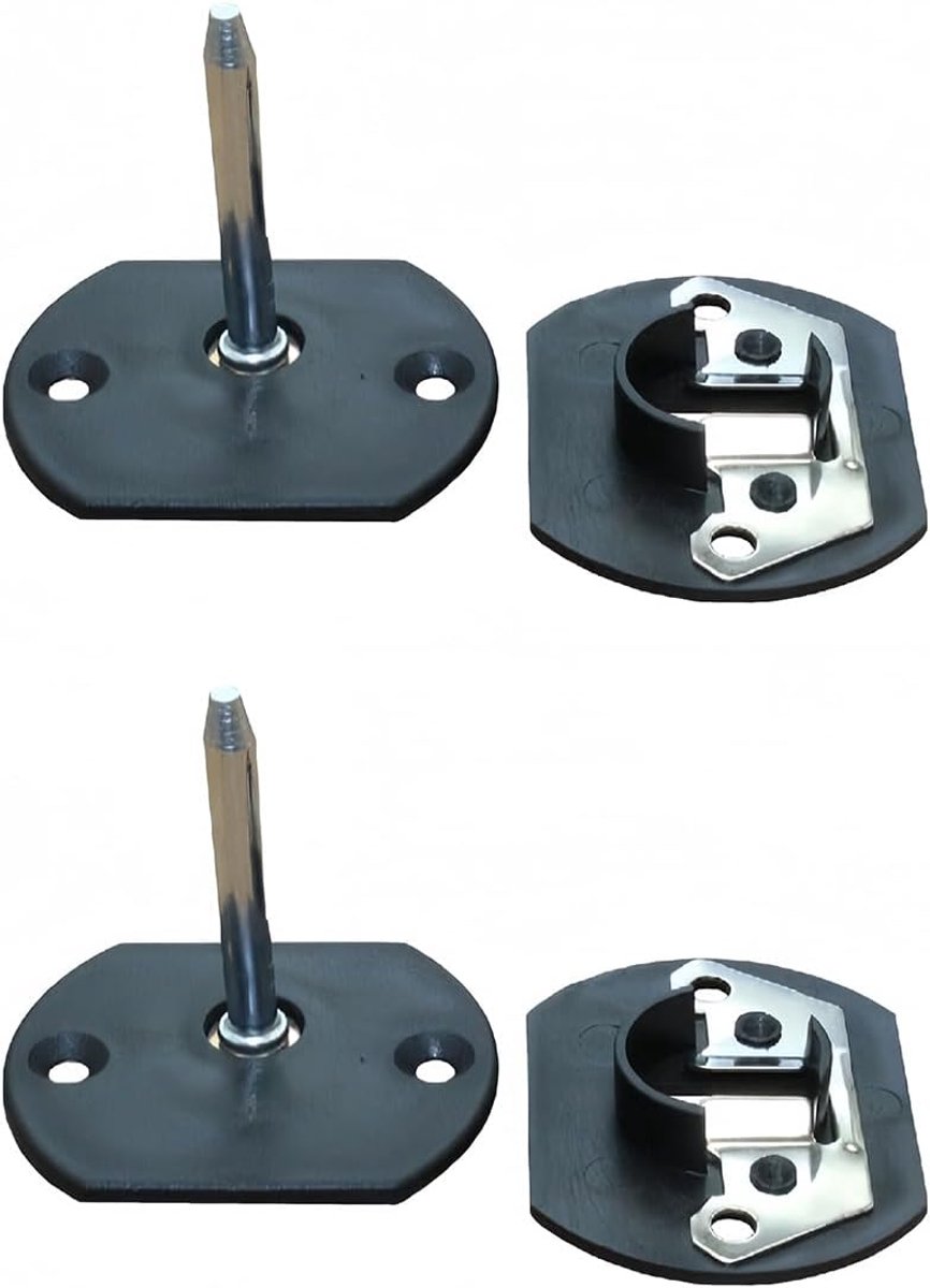 sectionele bankconnector 2 sets - universele pinstijl - duurzaam metaal - voor stabiele verbinding - ShopVlot