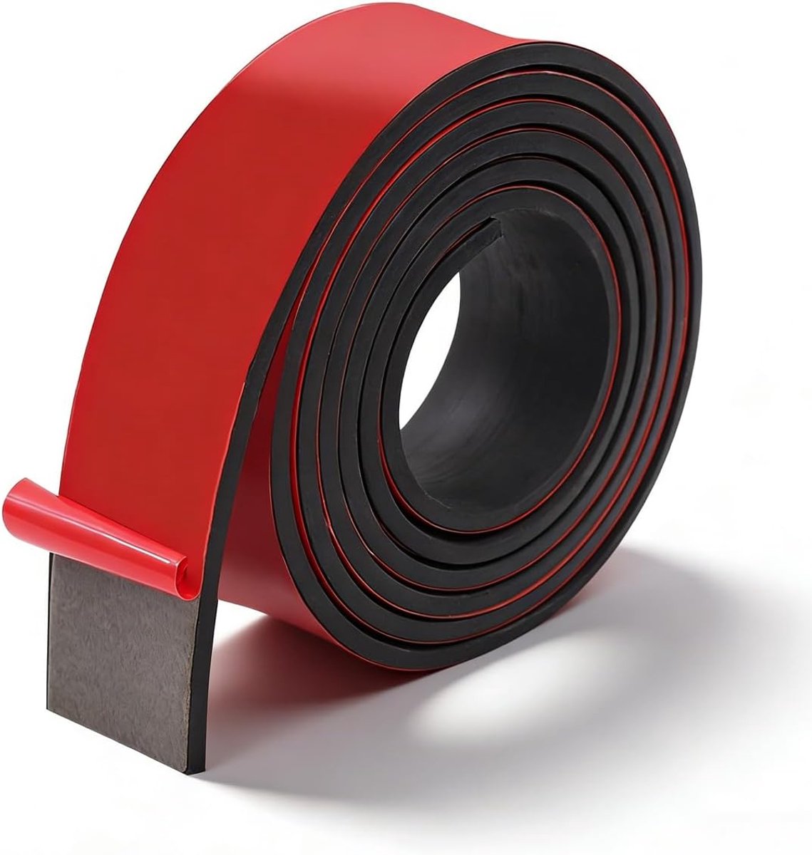 Rubber strips met lijm - 25mm x 1.5mm x 3m - stevige neopreen afdichtstrips - ideaal voor bescherming en vloeren - ShopVlot