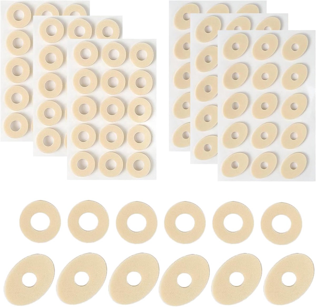 6pcs corn patches self adhesive corn pads shoes stickers corneal pads soft latex foam callus pads anti-friction reduce - ShopVlot