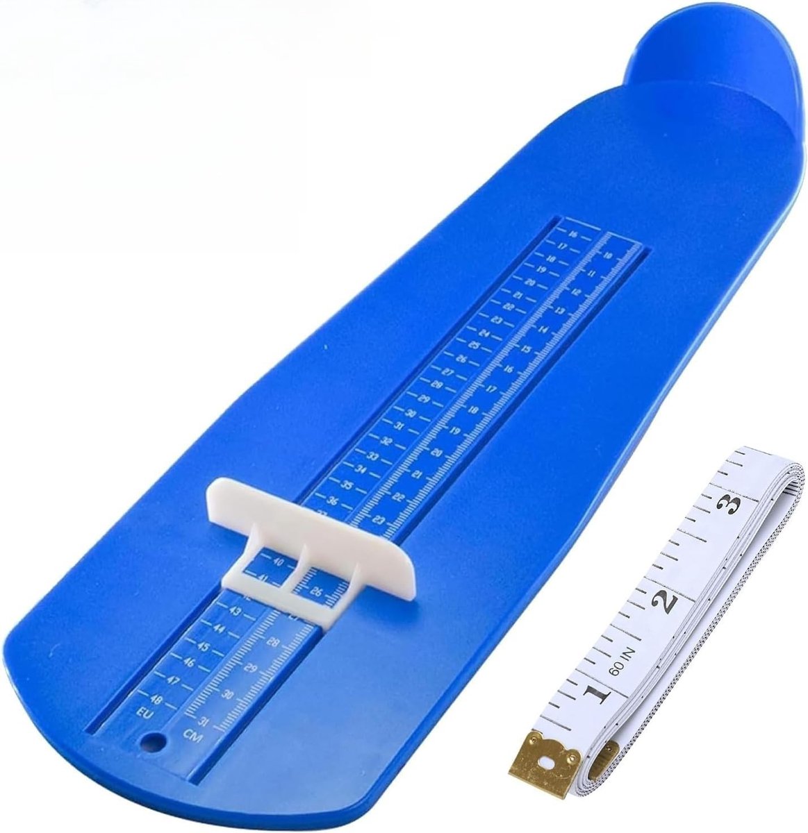 Voetmeter met meetlint - lengte meetlat - voor volwassenen en kinderen - nauwkeurig meten van voeten - ShopVlot
