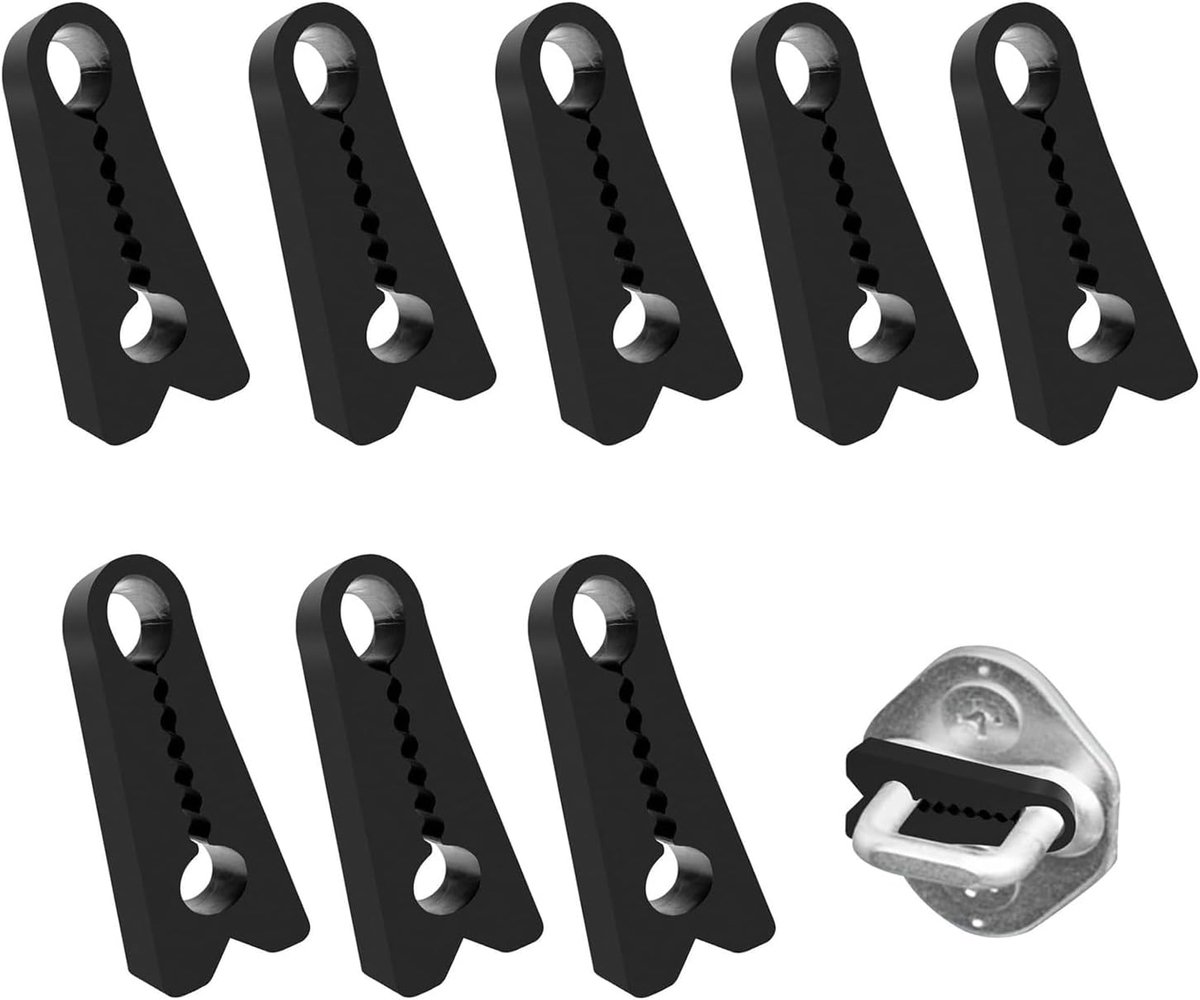 Autodeurdempers 8 stuks - Siliconen - Geluidsabsorberend - Beschermt tegen krassen - ShopVlot