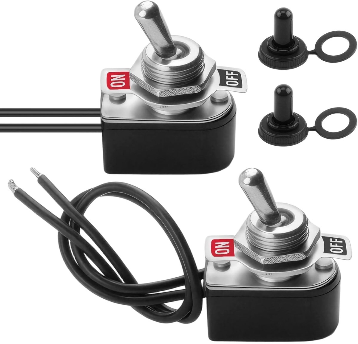 Rocker Switch 2 Posities - Vochtbestendig - 3 A 250 V - Voor auto's, vrachtwagens en boten - ShopVlot