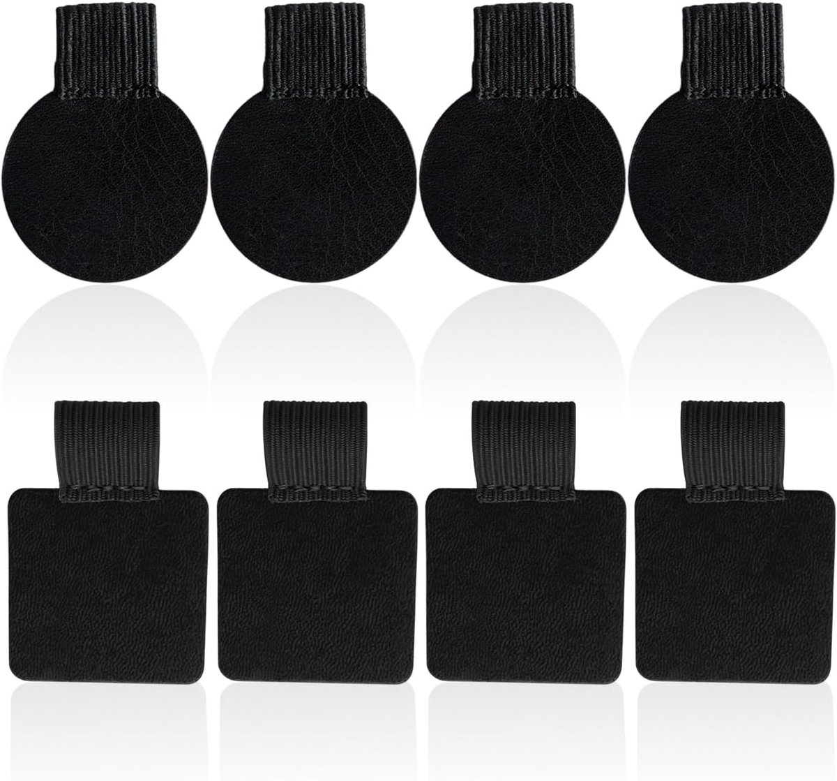 Zelfklevende pen inserts 40x40mm - PU materiaal - geschikt voor notitieboek en kantoor - organiseer je schrijfmateriaal - ShopVlot