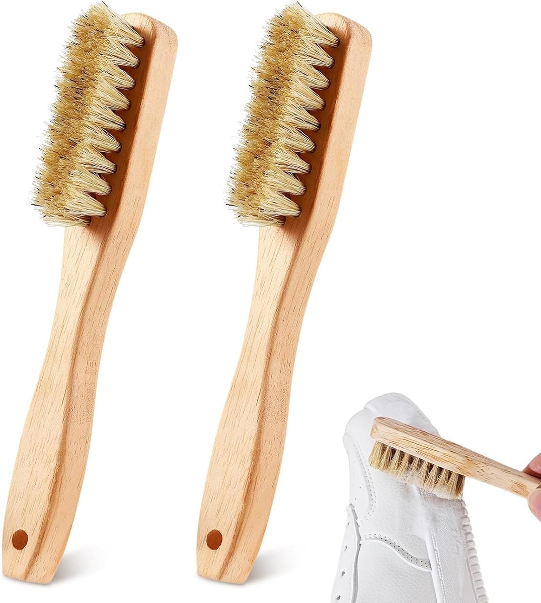 Boulderborstel, 2 stuks, voor klimmen op rotsen en boulderen met zachte haren, ergonomische handgreep, dikke haren van - ShopVlot