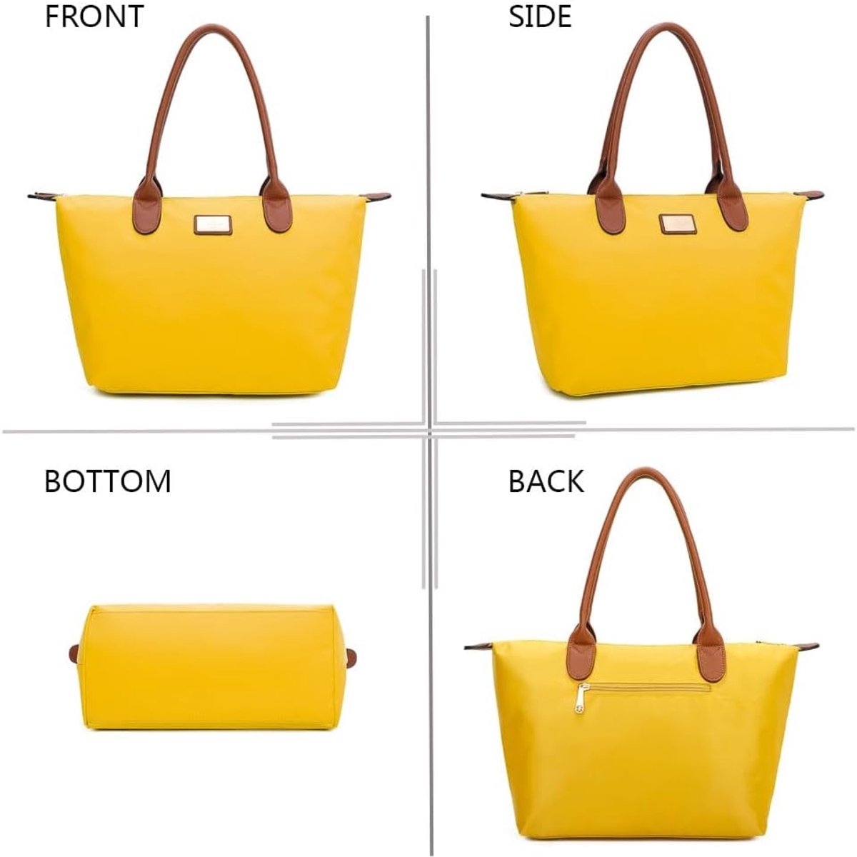 Gallantry Women's Bag Puck - Leather Look Shopper - Gallantry Paris Ladies Hand and Shoulder Bag - ShopVlot
