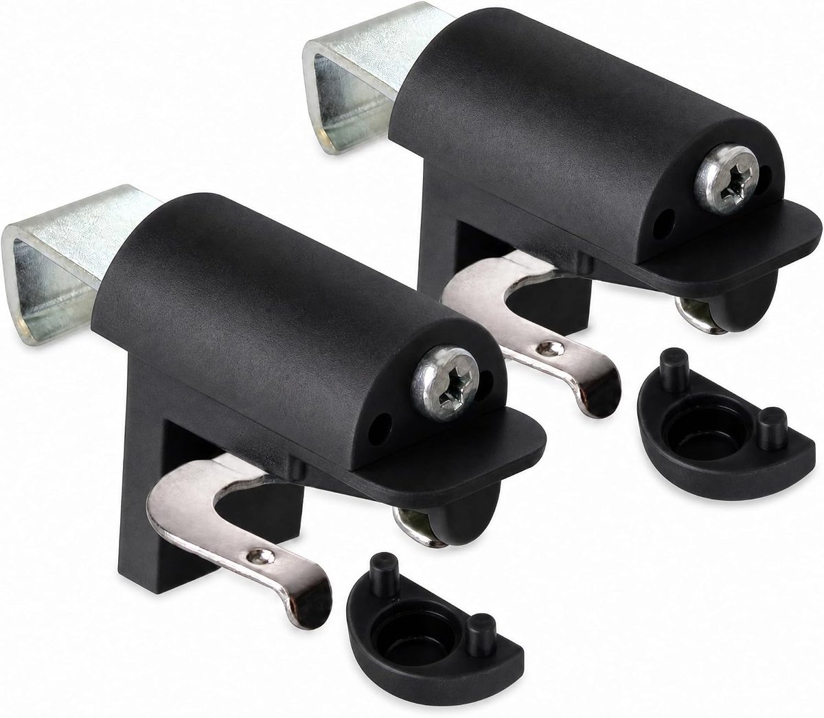 BFX25 Blind Clamp Support for Mounting Directly to the Window of Your PVC / Plastic Window - Colour: Black - ShopVlot