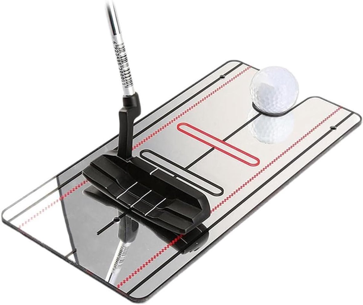 Golf Putting oriëntingsspiegel trainingshulp, acryl putter houding correctiespiegel voor golfbaan doeloefeningen - ShopVlot