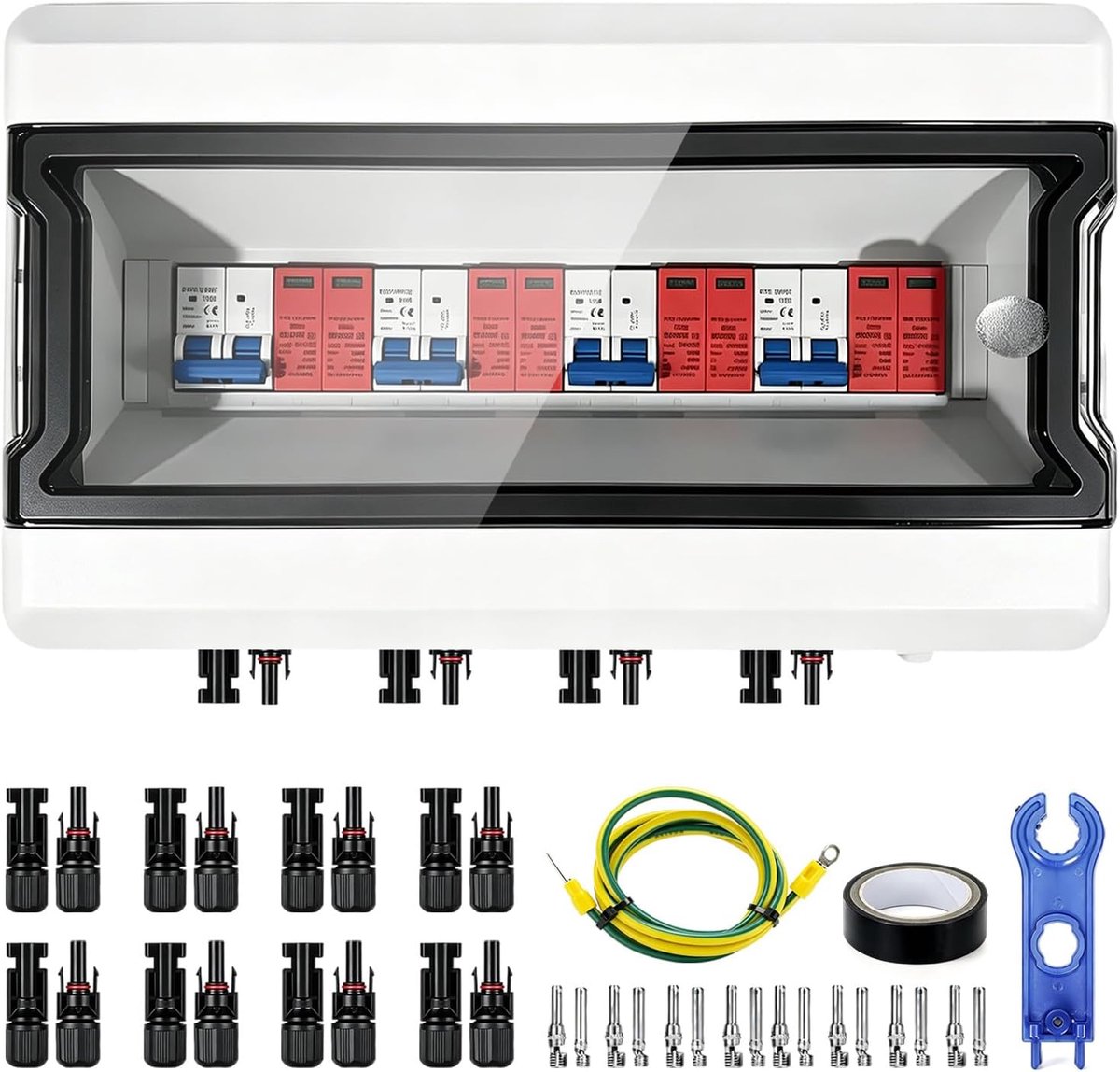 Overspanningsbeveiliging DC scheidingsschakelaar - 500V 40A - IP65 waterdicht - optimale bescherming voor zonnepanelen - ShopVlot