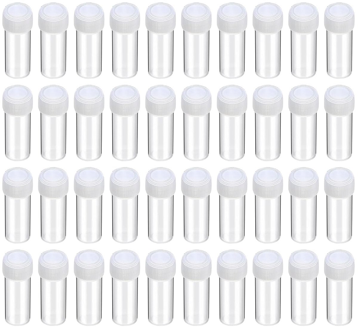 Cryotubes 40pcs 5ml - Plastic sample tubes - Met schroefdop - Voor veilig bewaren van monsters - ShopVlot