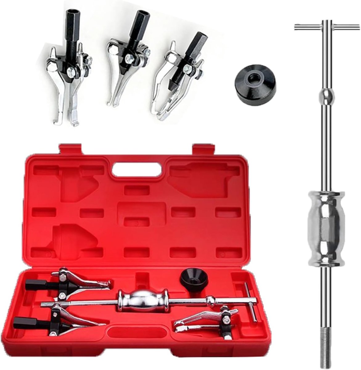 Trekgereedschap - 5-delige set lager trekker - horizontaal en verticaal - robuuste kwaliteit - ShopVlot