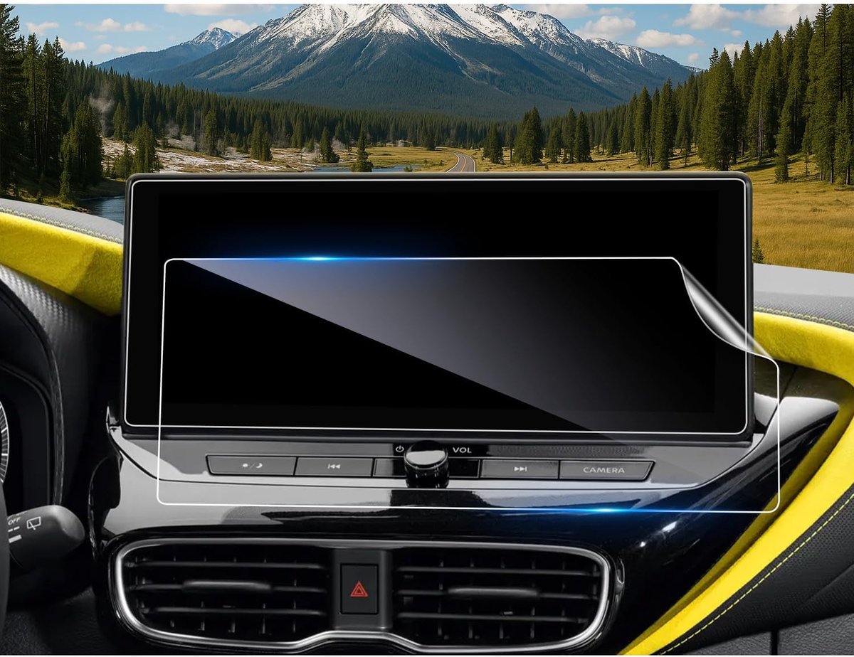 Navigatie screen protector 12.3 inch - nano-film - krasbestendig - bescherming voor Nissan Qashqai/Juke/X-Trail - ShopVlot