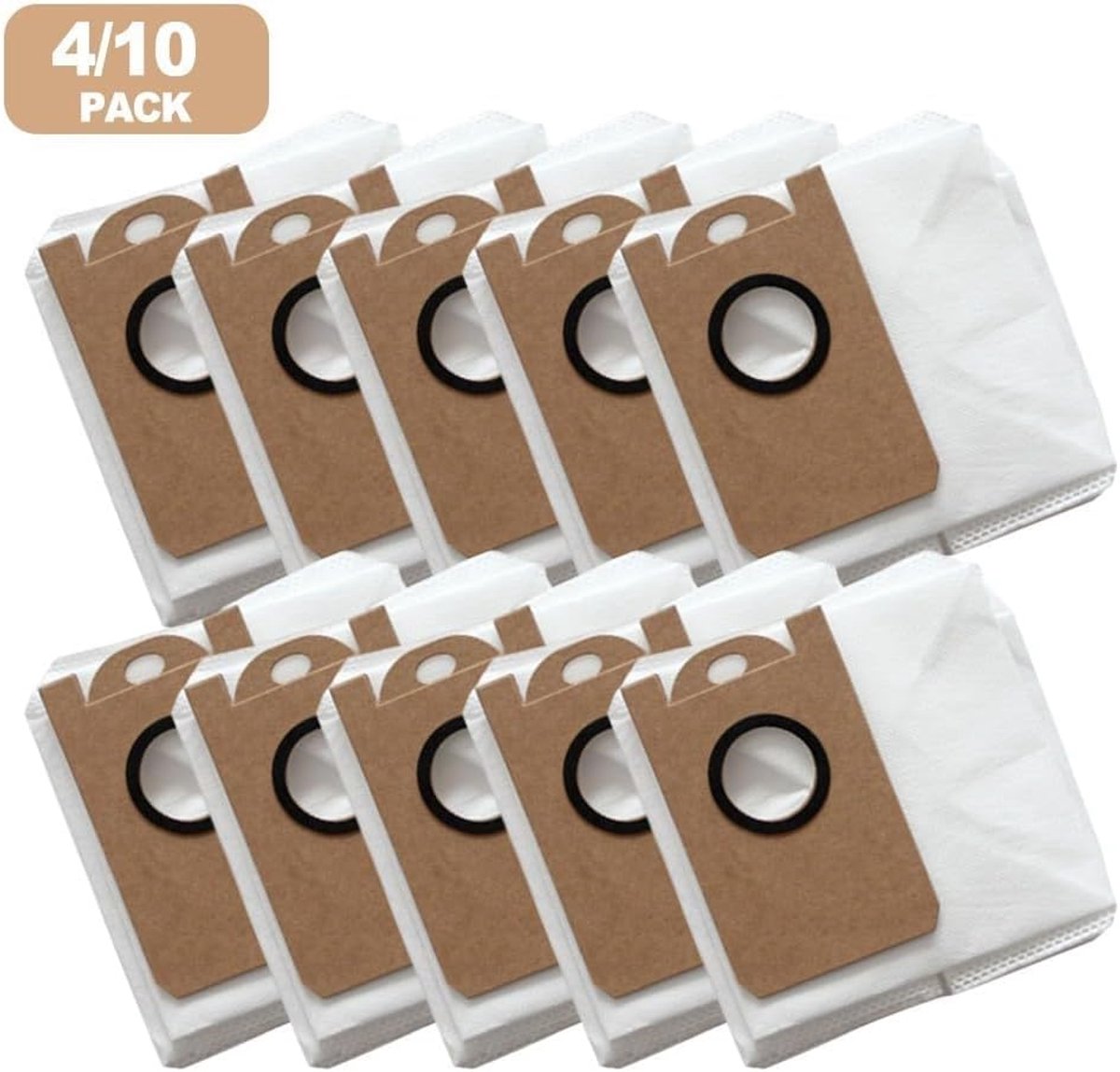 4/10 stuks efficiënte vervangende stofzakken, voor Ultenic, voor T10 Pro, voor TS1 stofzuigeraccessoires, voor - ShopVlot