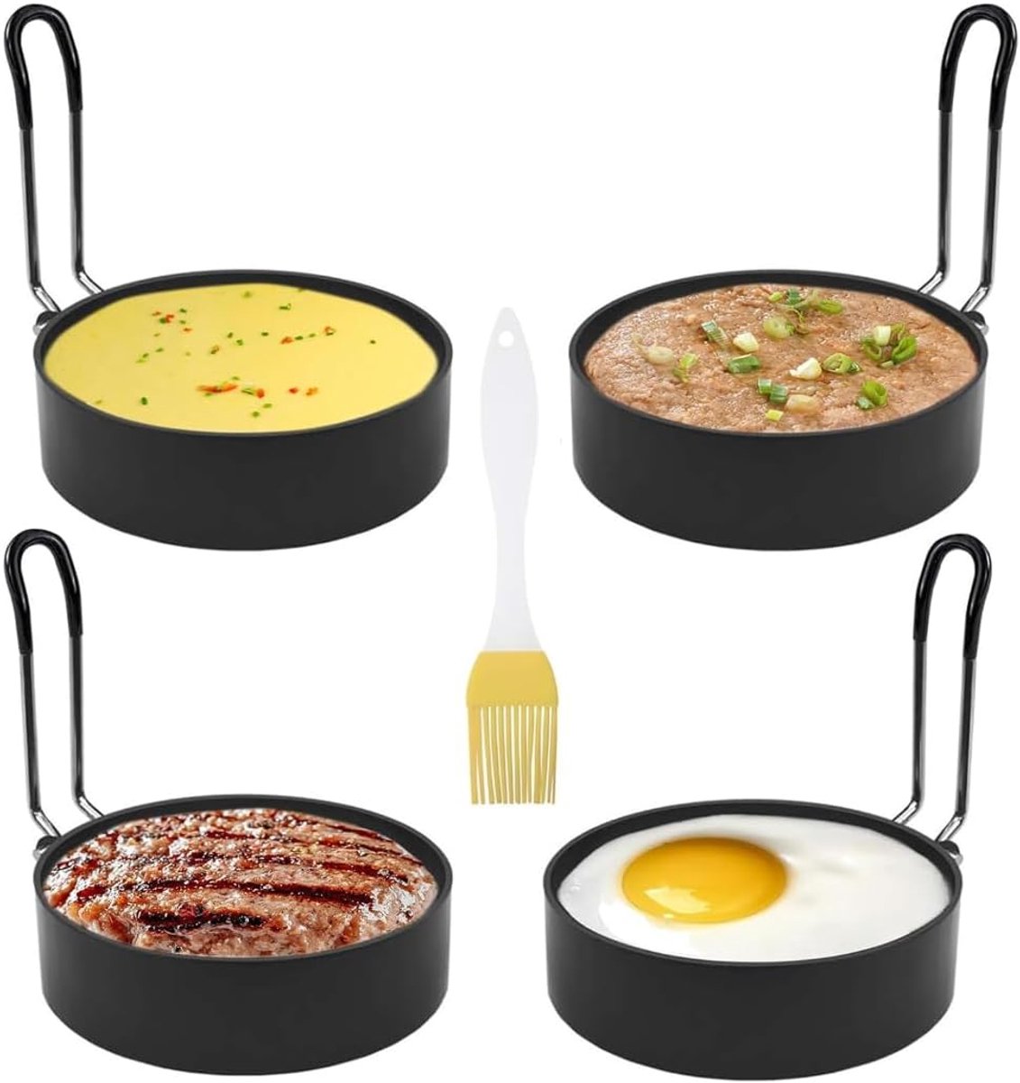 4 mirror egg shapes made of stainless steel - ShopVlot
