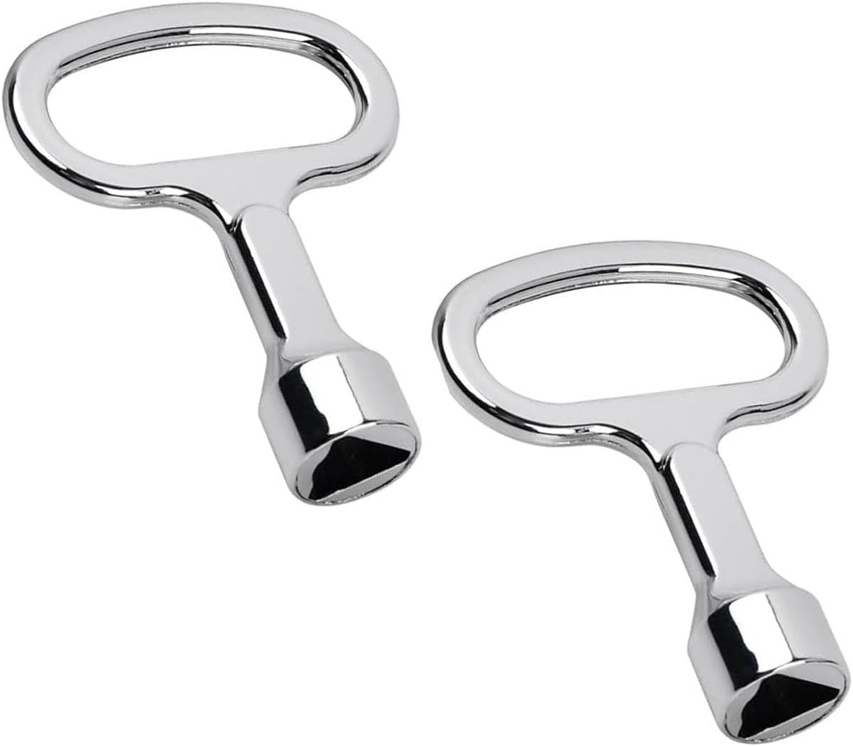 Triangulaire Sleutel Metaal Afvalbak Recycling 9mm - Zilver - Duurzaam Materiaal - Efficiënt in Gebruik - ShopVlot
