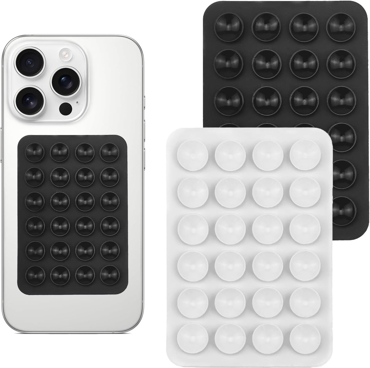 Mobiel zuignap houder - 24-voudige silicone zuignappen - sterke grip - ideaal voor keuken en auto - ShopVlot