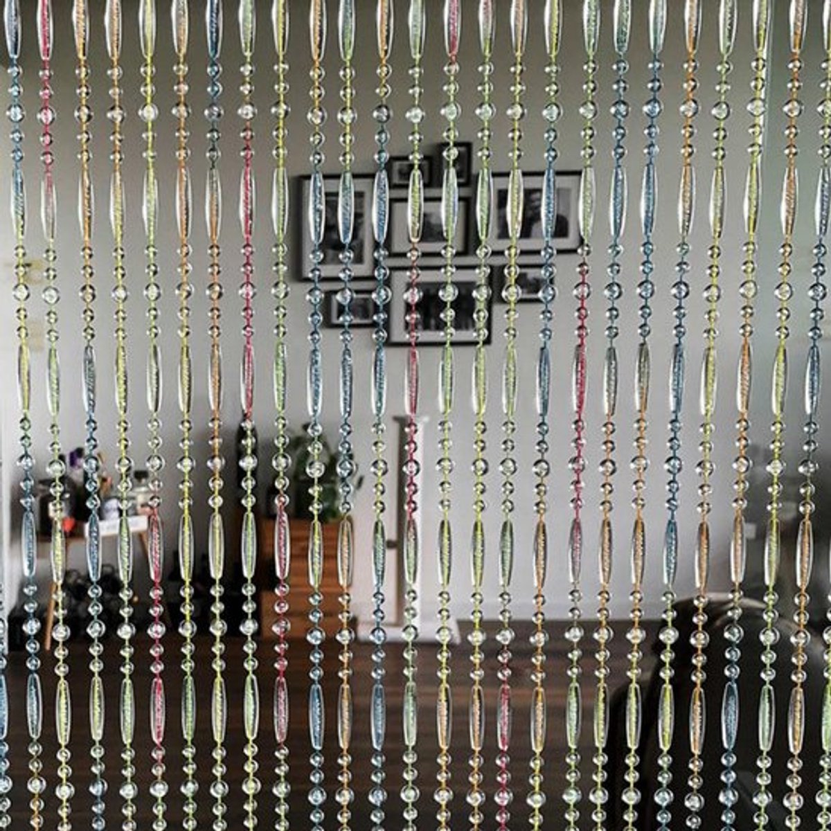 Vliegengordijn Kralen - Insectenbescherming - Buitendeur - Multicolor - 90 x 200 cm - Extra Stevig