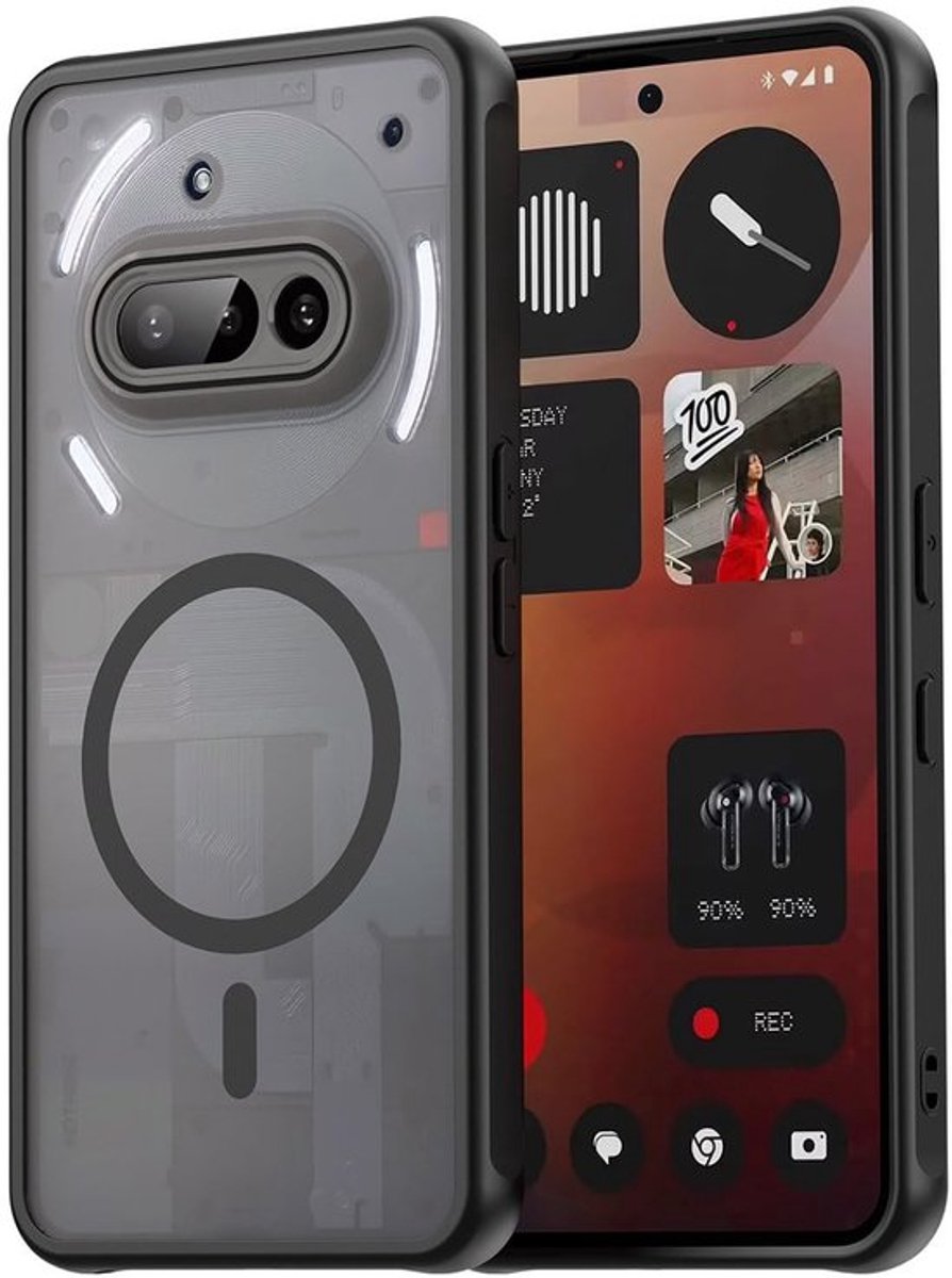 Beschermhoes Ultradun - Magnetisch - Schokbestendig - Transparant - Siliconen/TPU - Elegant/Zacht - Lichtgewicht - Telefoonhoes